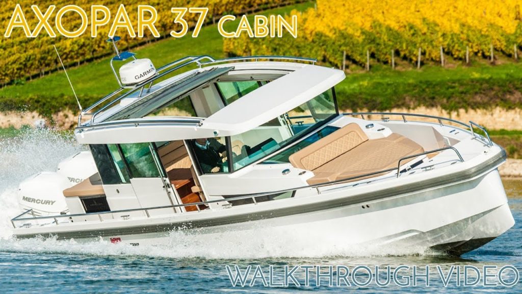 Axopar-37-Aft-Cabin-Walkthrough-Video - Greenwich Boat Show